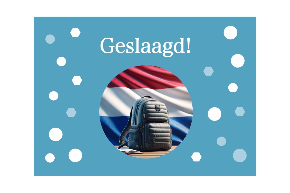 Geslaagd kaartje - Afgestudeerd